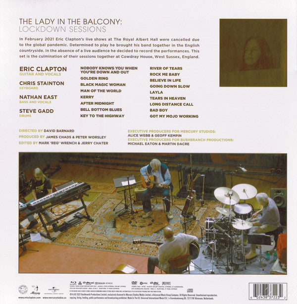 Eric Clapton : The Lady In The Balcony: Lockdown Sessions (Box, Album, Dlx + CD + DVD-V, Multichannel, NTSC +)