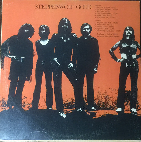 Steppenwolf : Gold (Their Great Hits) (LP, Comp)