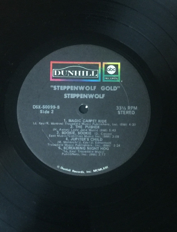 Steppenwolf : Gold (Their Great Hits) (LP, Comp)