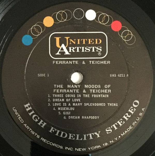 Ferrante & Teicher : The Many Moods Of Ferrante & Teicher (LP, Album)