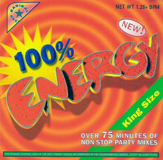 Various : 100% Energy (CD, Comp, Mixed)