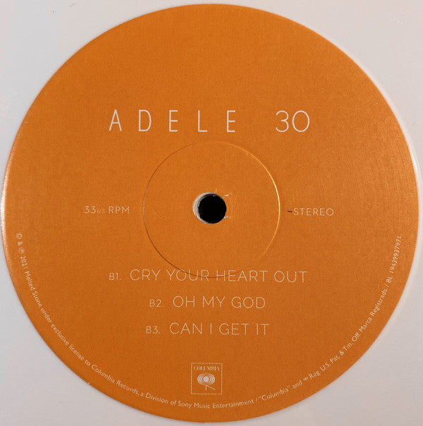 Adele (3) : 30 (2xLP, Album, Ltd, Whi)