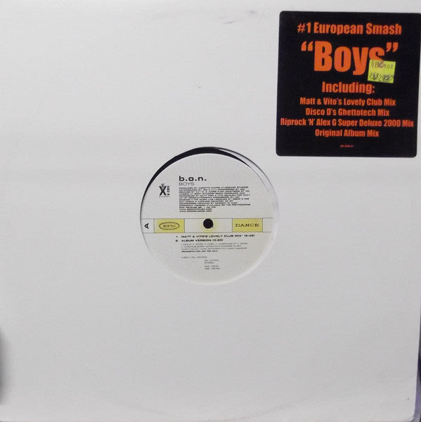 Band Ohne Namen : Boys (12", Promo)