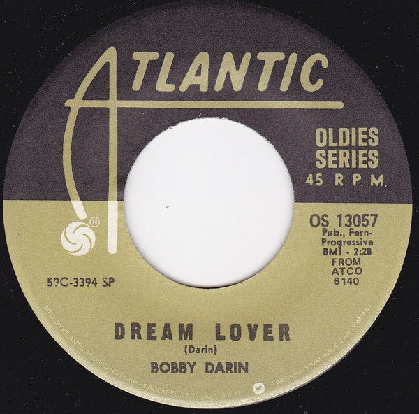 Bobby Darin : If I Were A Carpenter / Dream Lover (7", RE)
