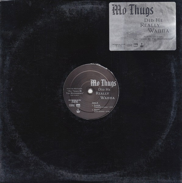 Mo Thugs Family : Did He Really Wanna (12", Promo)
