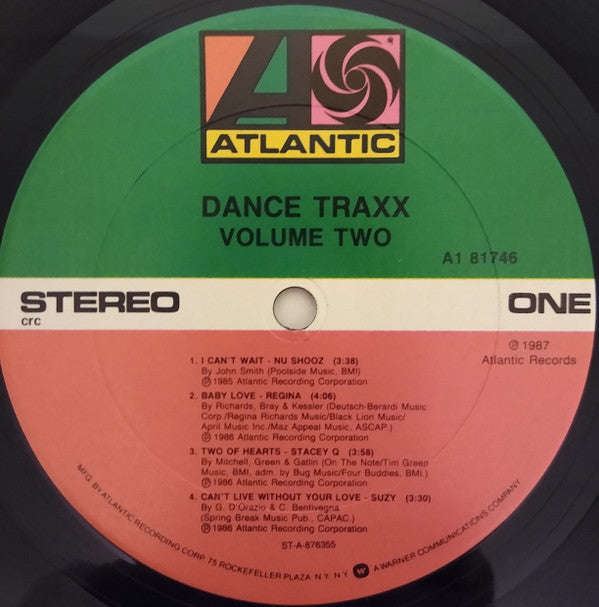 Various : Dance Traxx - Volume Two (LP, Comp, Club)