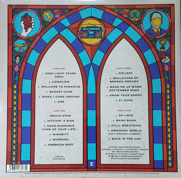 Green Day : Greatest Hits: God's Favorite Band (2xLP, Comp, RE, RP, Blu)