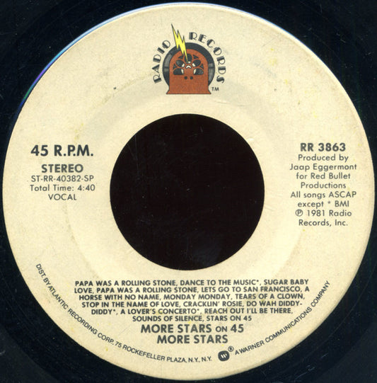 Stars On 45 : More Stars On 45 (7", Single, SP )