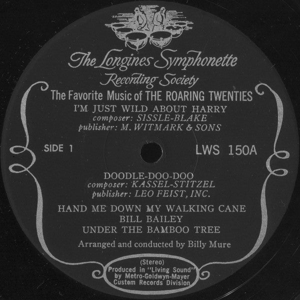 Toni Carroll : Sings Hits Of The Roaring 20's (LP, Album)