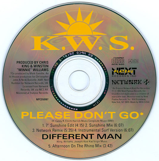 K.W.S. : Please Don't Go (CD, Maxi)