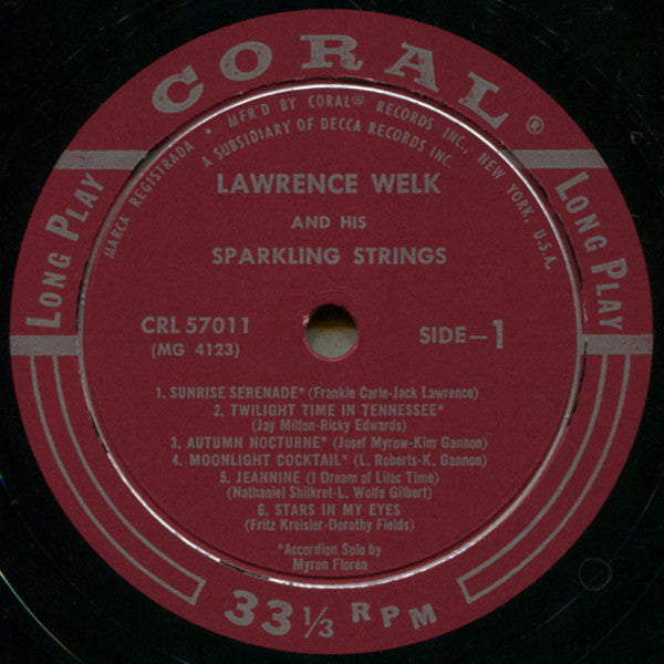 Lawrence Welk And His Sparkling Strings : Lawrence Welk And His Sparkling Strings (LP, Album)