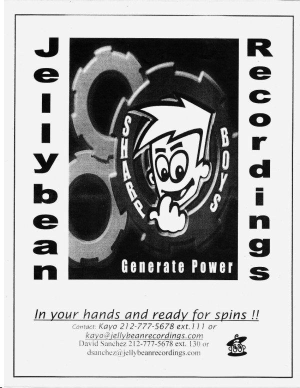 The Sharp Boys : Generate Power (12", Promo)