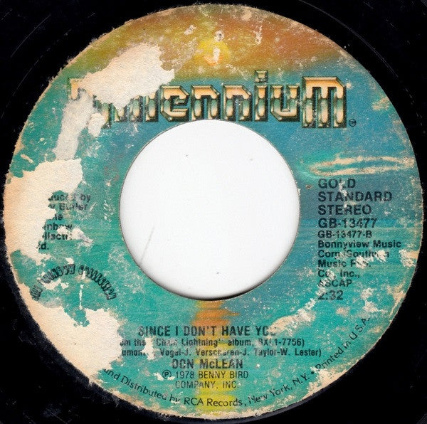 Don McLean : Crying / Since I Don't Have You (7", RE)