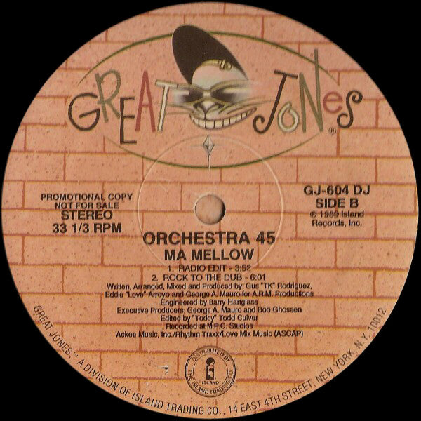 Orchestra 45 : Ma Mellow (12", Promo)