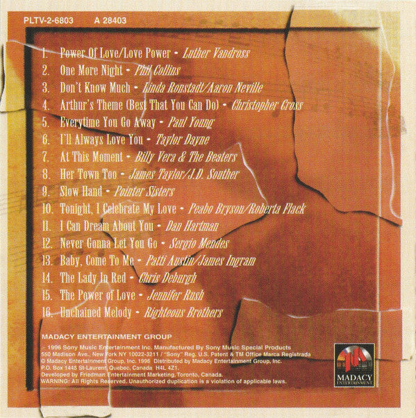 Various : Power Of Love (CD, Comp, RE)
