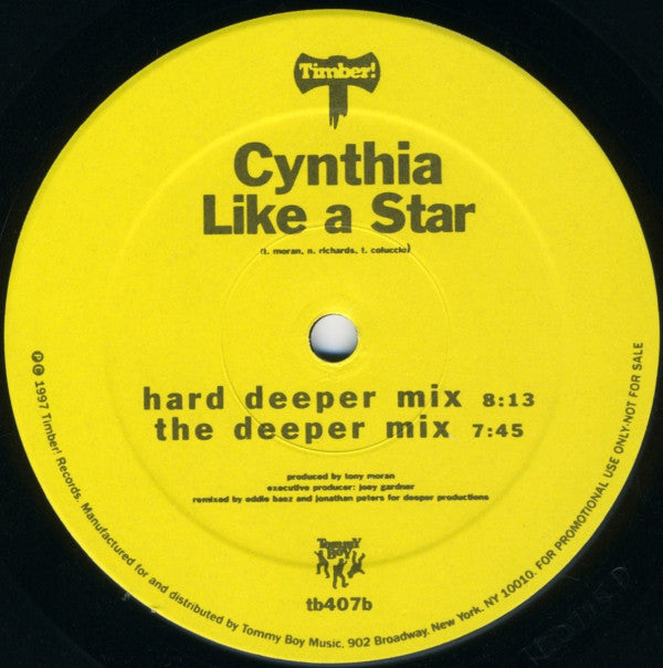 Cynthia : Like A Star (2x12", Promo)