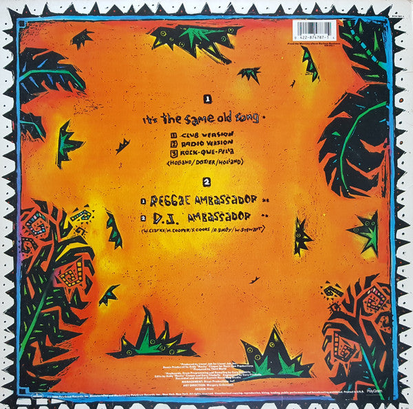 Third World : It's The Same Old Song (12")