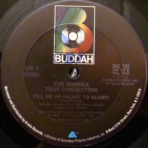 Andrea True Connection : What's Your Name, What's Your Number / Fill Me Up (Heart To Heart) (12", Single)