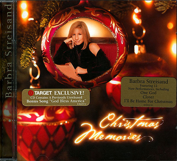 Barbra Streisand : Christmas Memories (CD, Album + CD, Promo)