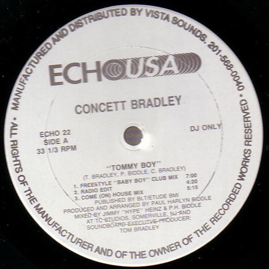 Concett Bradley : Tommy Boy (12", Promo)