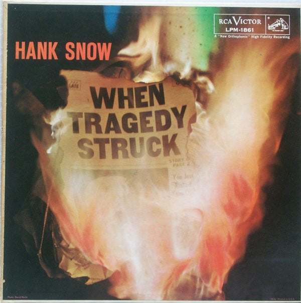 Hank Snow : When Tragedy Struck (LP, Album, Mono)