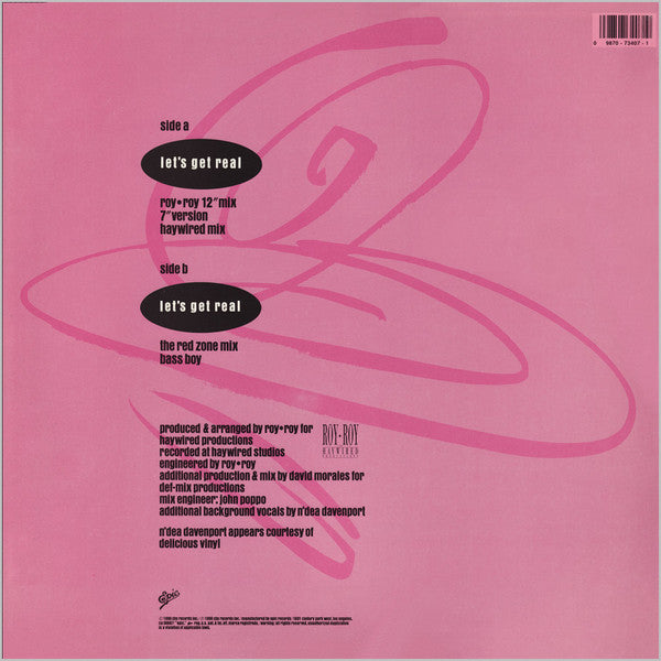 Preska : Let's Get Real (12", Single)