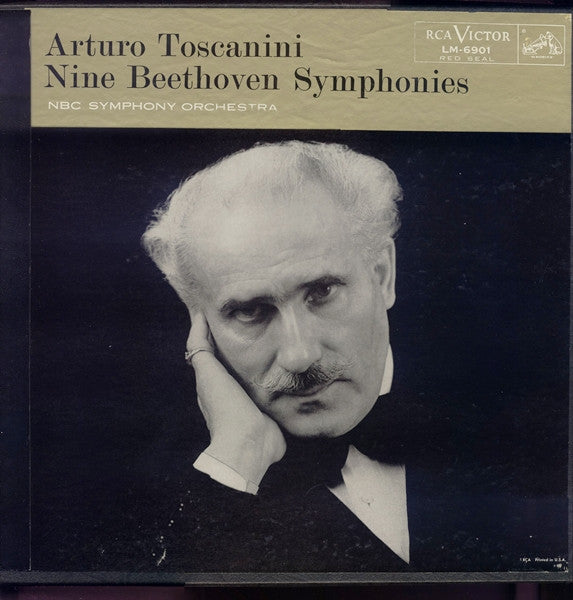 Arturo Toscanini, NBC Symphony Orchestra : Nine Beethoven Symphonies (7xLP, Comp, Mono, Roc + Box)