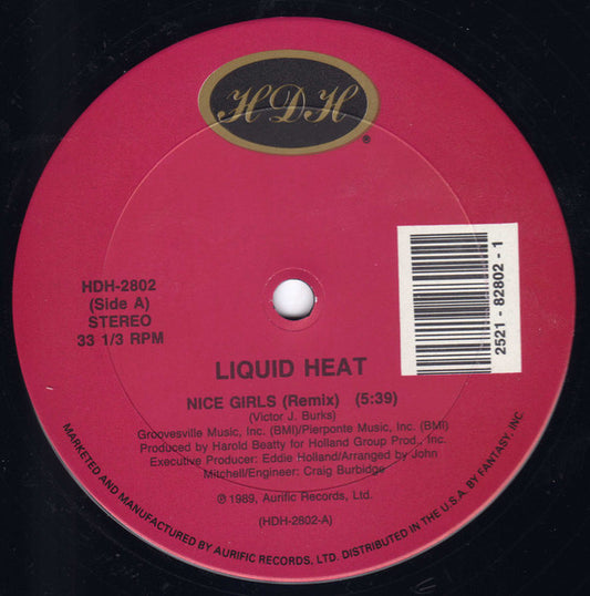 Liquid Heat : Nice Girls (12")