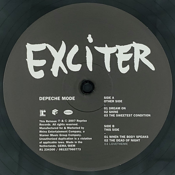 Depeche Mode : Exciter (2xLP, Album, RE, RM, 180)