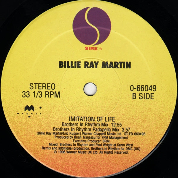 Billie Ray Martin : Imitation Of Life (12")