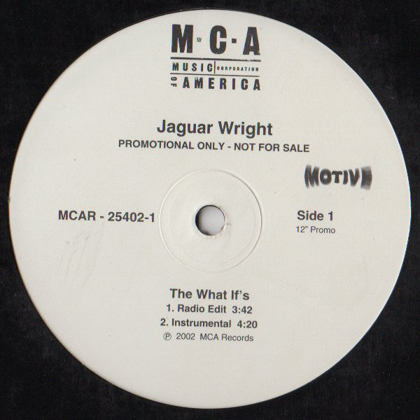 Jaguar Wright : The What If's (12", Promo)