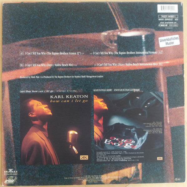 Karl Keaton : I Can't Tell You Why (12", Maxi)