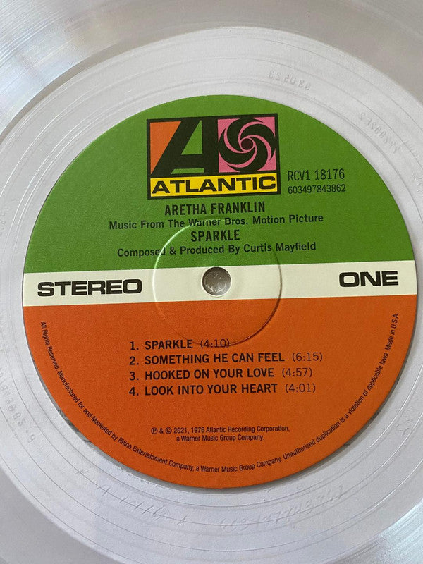 Aretha Franklin : Sparkle (LP, Album, Ltd, RE, Cle)