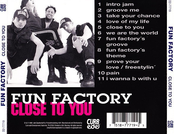 Fun Factory : Close To You (CD, Album)