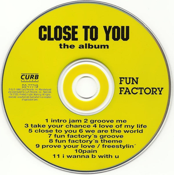 Fun Factory : Close To You (CD, Album)