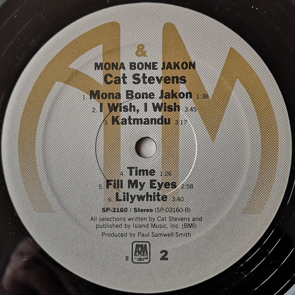 Cat Stevens : Mona Bone Jakon (LP, Album, RE)