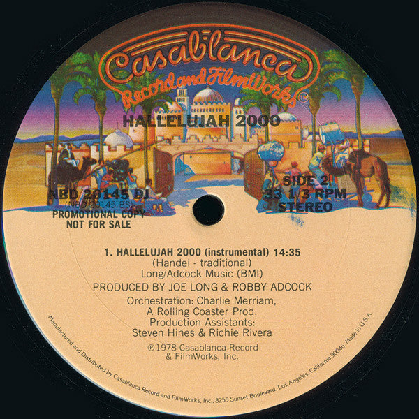 Hallelujah 2000 : Hallelujah 2000 (12", Single, Promo)