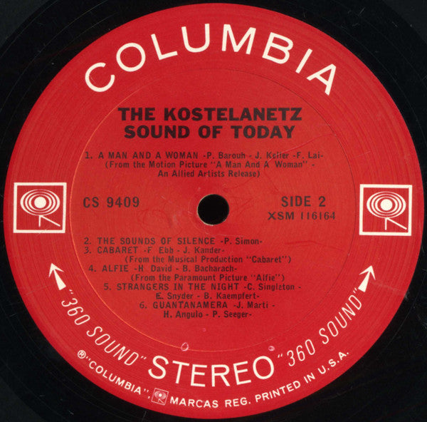 André Kostelanetz And His Orchestra : The Kostelanetz Sound Of Today (LP, Album)