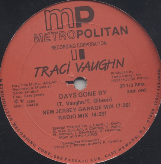 Traci Vaughn : Days Gone By (12")