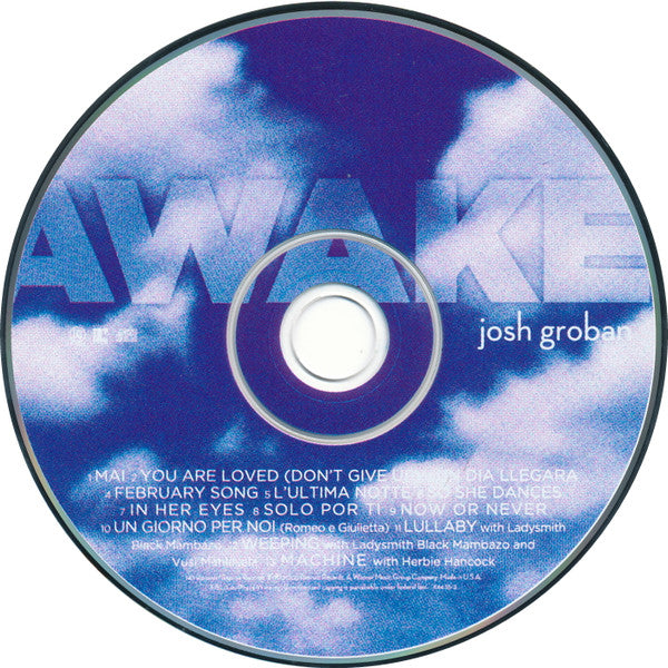 Josh Groban : Awake (CD, Album)