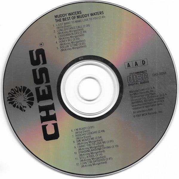 Muddy Waters : The Best Of Muddy Waters (CD, Comp, RE)