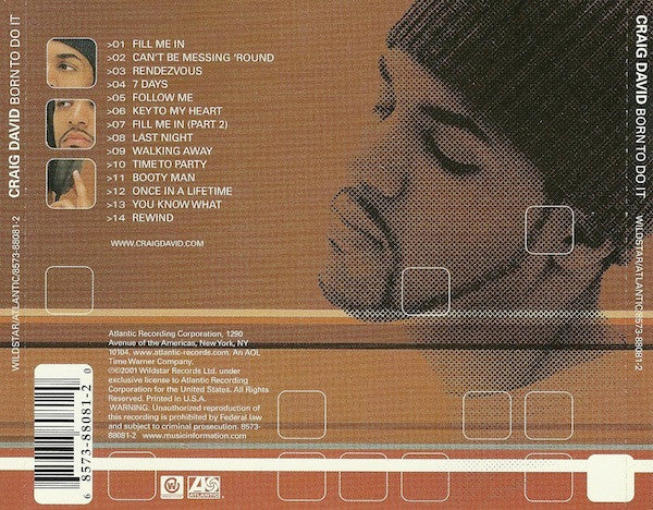 Craig David : Born To Do It (CD, Album)