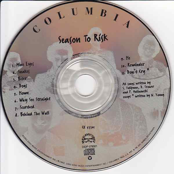 Season To Risk : Season To Risk (CD, Album)