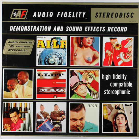 Various : Stereophonic Demonstration And Sound Effects (LP, RP)