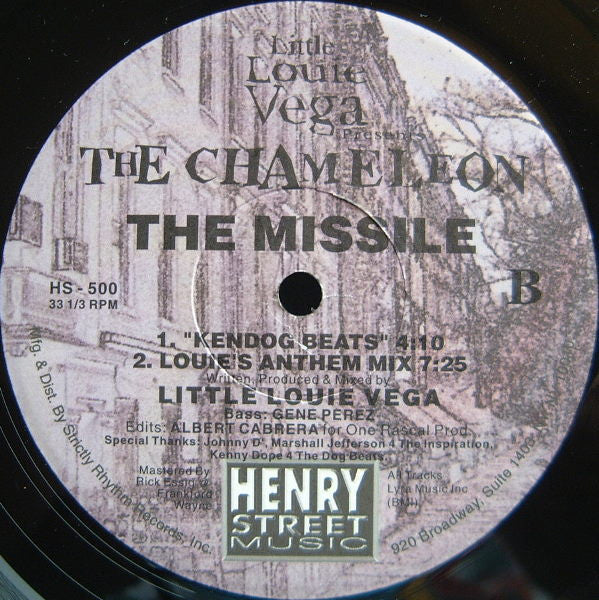 Louie Vega Presents The Chameleon : The Missile (12")