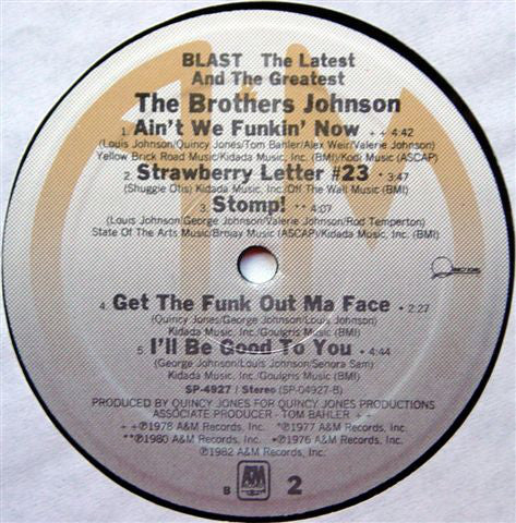Brothers Johnson : Blast! (LP, Album, B-l)