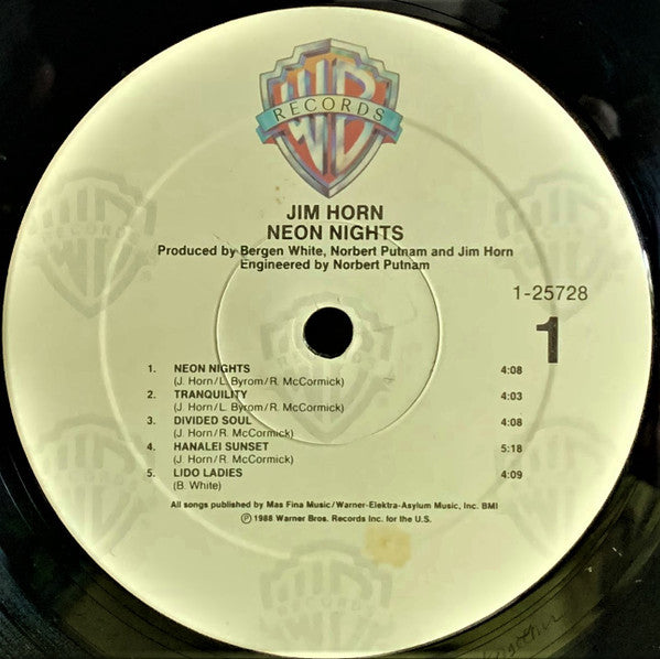 Jim Horn : Neon Nights (LP, Spe)