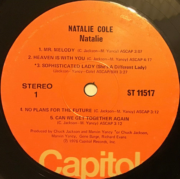 Natalie Cole : Natalie (LP, Album)