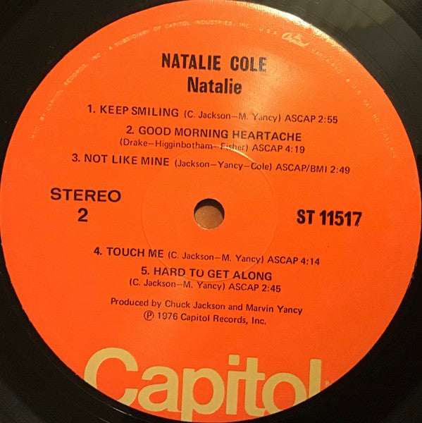 Natalie Cole : Natalie (LP, Album)
