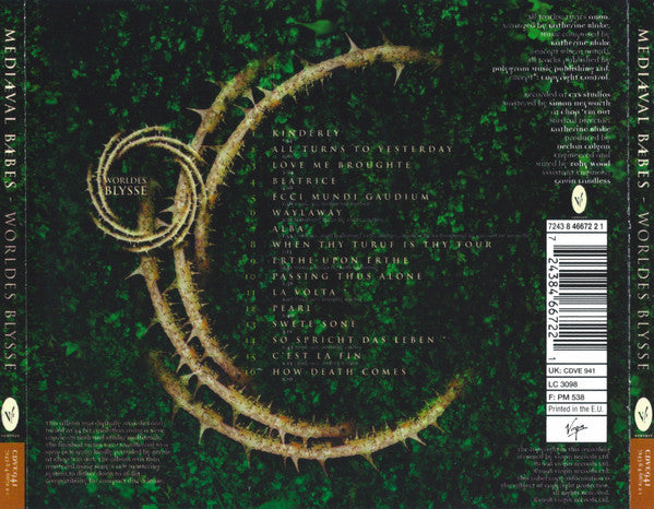 Mediæval Bæbes : Worldes Blysse (CD, Album)